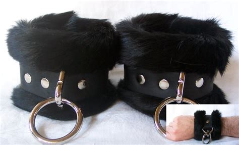 bondage in fur|Fur Restraints .